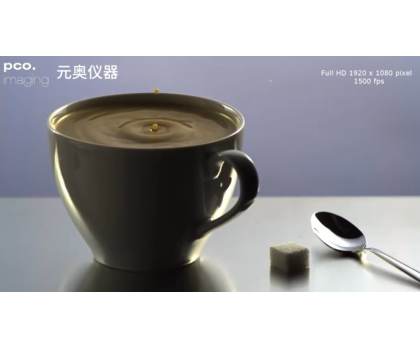 咖啡滴下-高速攝影